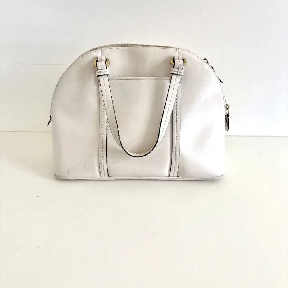 Coach Peyton Cora Domed Satchel in Saffiano Leather - Style F25671